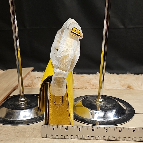 Michael Kors Vibrant Yellow Crossbody Bag With Tags Retail 289.00 - Picture 6 of 10